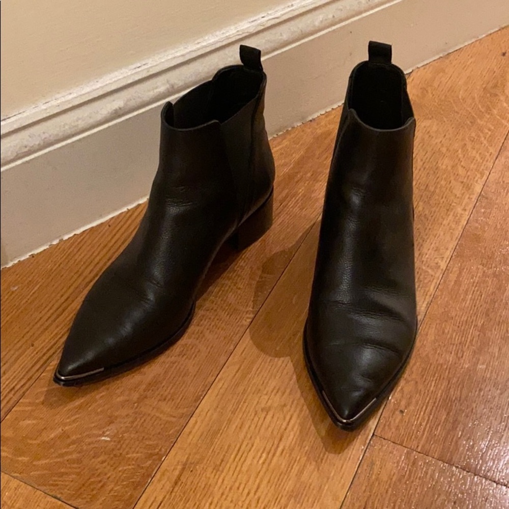 Acne Studios black leather Chelsea boots